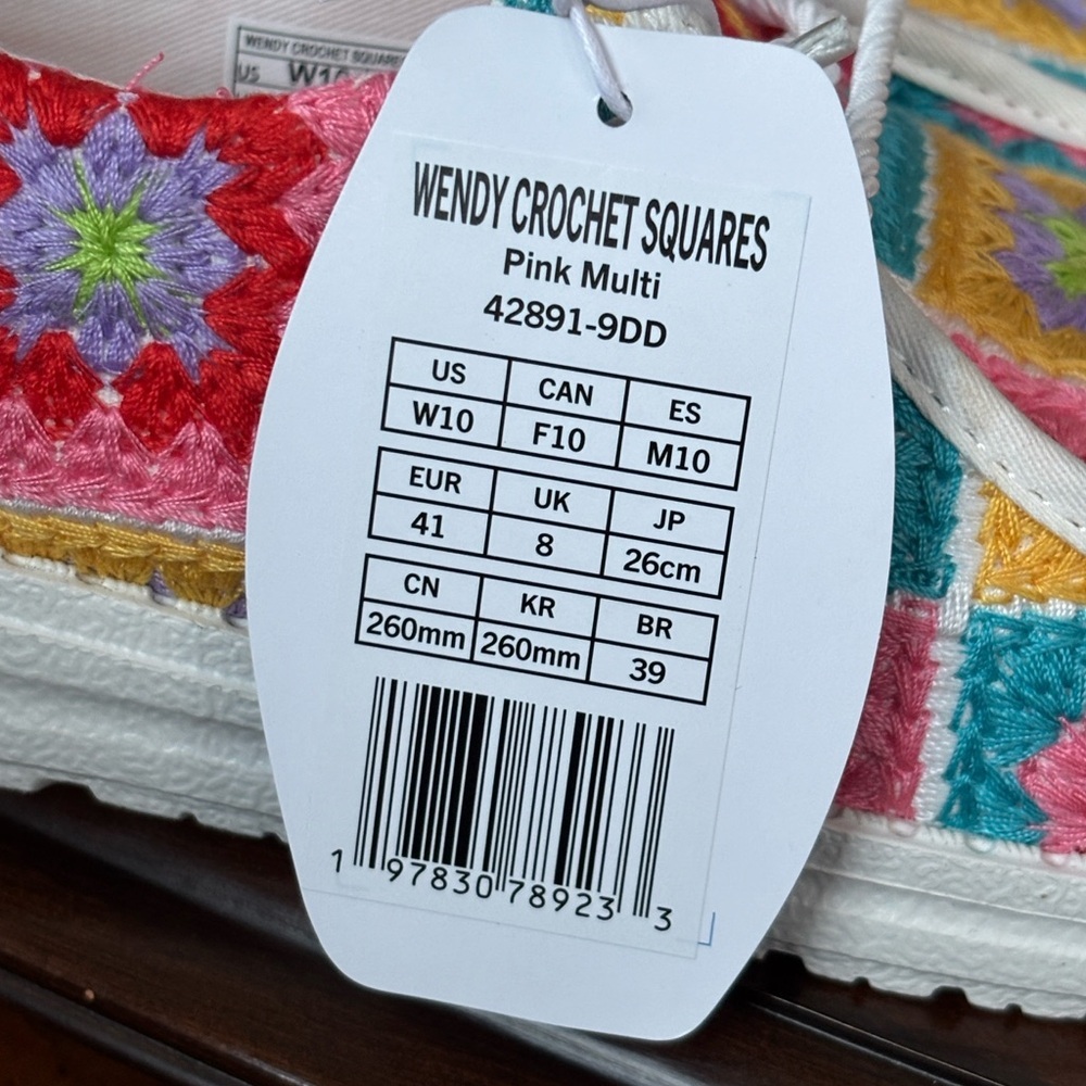 Hey Dude Women's Multi-Color Crochet Slip-On Shoes - Picture 10 of 12